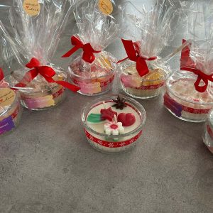 Lumânare de Crăciun parfumata cadou handmade